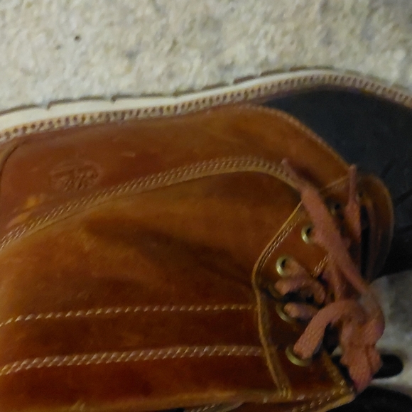 Timberland US mens 12 auburn leather boots - Picture 4 of 8